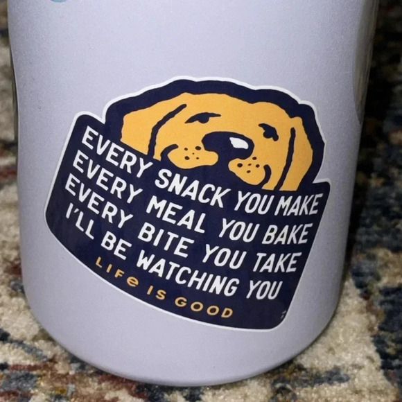 SALE LIFE IS GOOD 40 oz Water Bottle Peace Love Dogs Jug for Walking Hiking - Picture 5 of 6